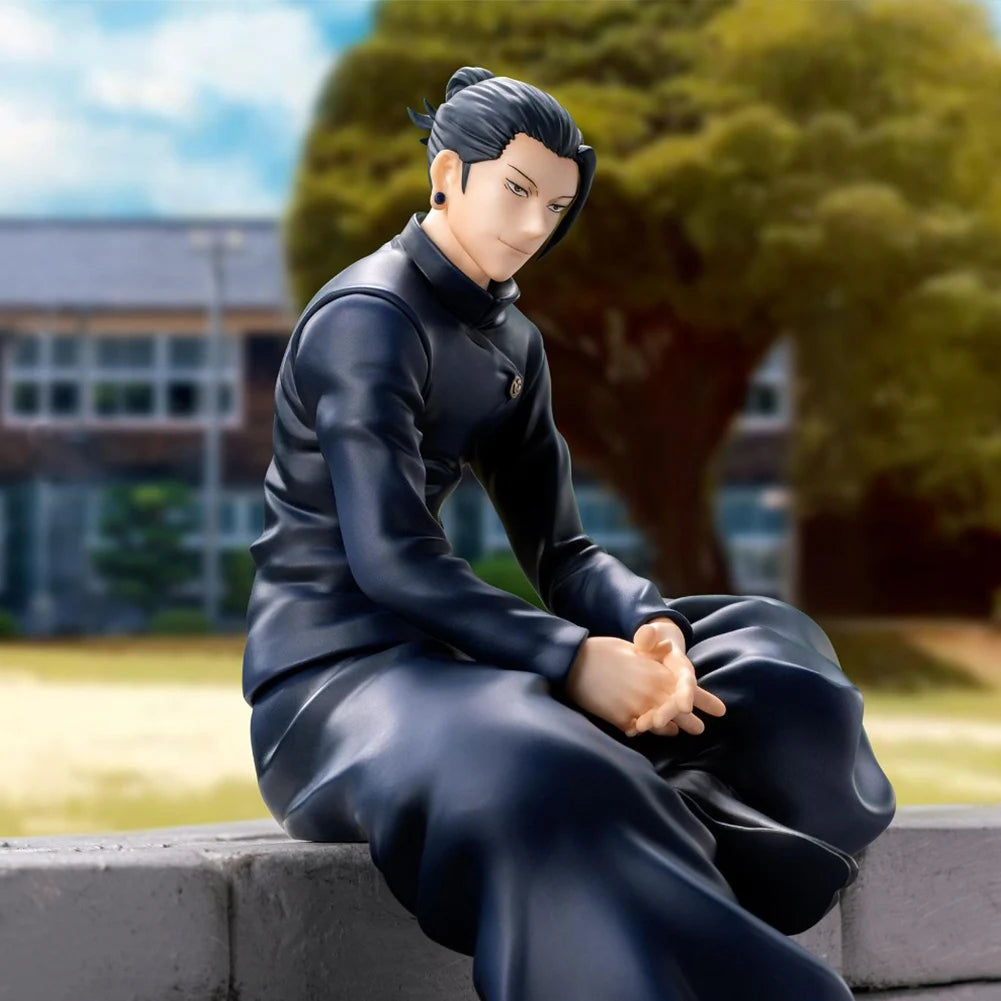 14cm Anime JJK Figure Sitting Gojo Action Figure Geto Suguru Figurine PVC Collection Model desktop ornaments Child Toys Gifts