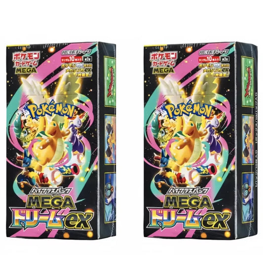 Pokemon Tcg 2026 New M2a Jp Edition Mega Dream Ex Golden Box Booster Pack Collectible Trading Cards Birthday Gift Toy