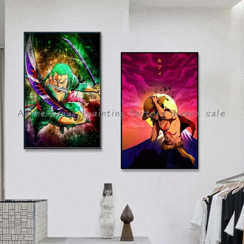 One Piece: Art Canvas Home Wall Aesthetic Room Decor