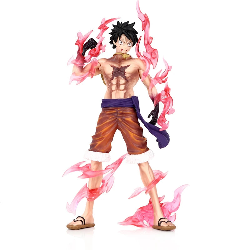 Monkey D Luffy Flowing Cherry PVC Action Figurine Collection Model