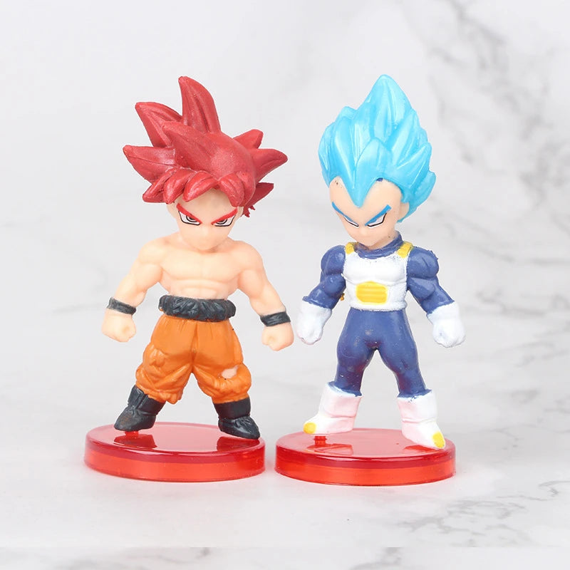Dragon Ball Z: 16Pcs/Set Anime Figure Gohan Vegeta Broly Piccolo Majin Buu Action Figurine Model