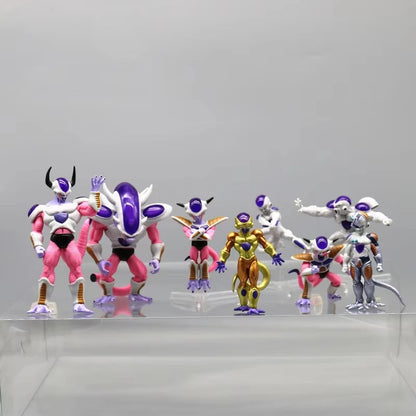 Hot! 8pcs Dragon Ball Z Frieza Anime Figures Figurine Pvc Statue Model Collection Decoration