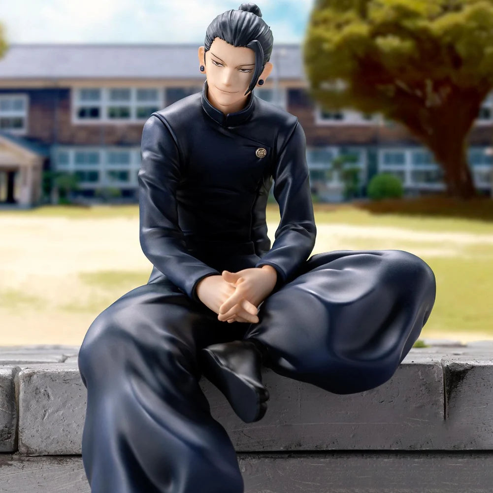 14cm Anime JJK Figure Sitting Gojo Action Figure Geto Suguru Figurine PVC Collection Model desktop ornaments Child Toys Gifts