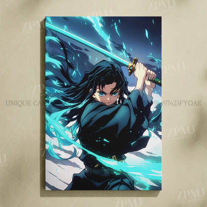 Demon Slayer: Kimetsu No Yaiba Home Decor Hd Prints Poster Pictures Wall Artwork No Framed Canvas Painting For Living Room
