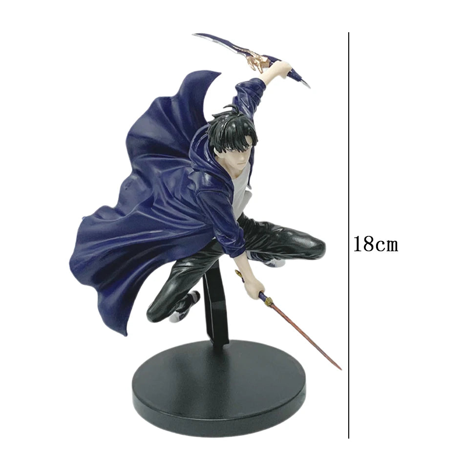 Solo Leveling: (Anime Version) Figure -Sung Jinwoo Action Figure 21cm PVC Collect Model Figure Display Anime Merchandise