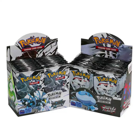 Super Hot 360PCS Pokemon TCG Game Collection Foil Cards Scarlet Violet Black Bolt White Flare Booster Box Gift