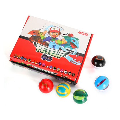 Pokemon: Pokeball 12Pcs/Set Pokemon Poke Ball Figure Toys Anime Pikachu Pocket Monster Pet Elf PVC Figurine Action Collection Model