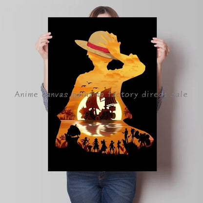 One Piece: Art Canvas Home Wall Aesthetic Room Decor