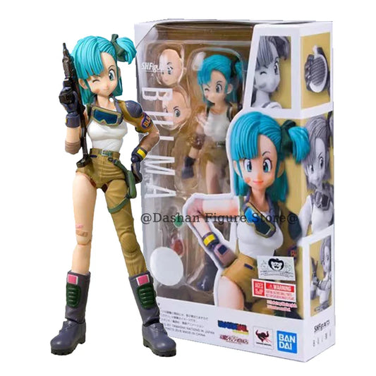 Bulma: 13.5cm Anime Dragon Ball Figures Bulma Action Figure Movable PVC Collection Figurine Model