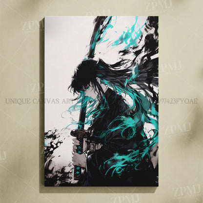 Demon Slayer: Kimetsu No Yaiba Home Decor Hd Prints Poster Pictures Wall Artwork No Framed Canvas Painting For Living Room