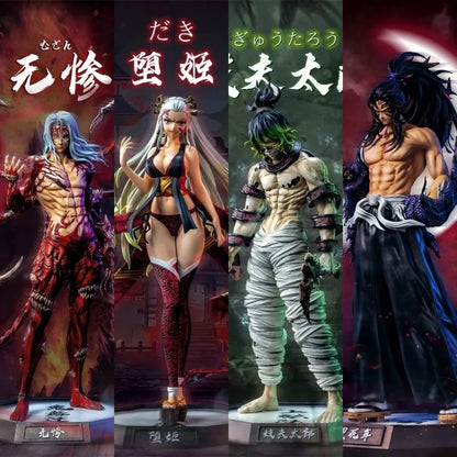 Demon Slayer: Figure Kamado Tanjirou Nezuko Action Figure Pvc Model Toys Zenitsu Figurine Inosuke Kimetsu Yaiba Figura Gift