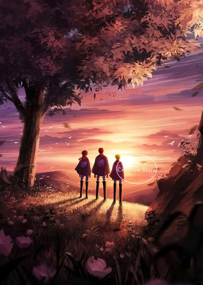 ⚡ Attack on Titan Anime Wall Poster | AOT Canvas Art for Gaming Room & Home Decor