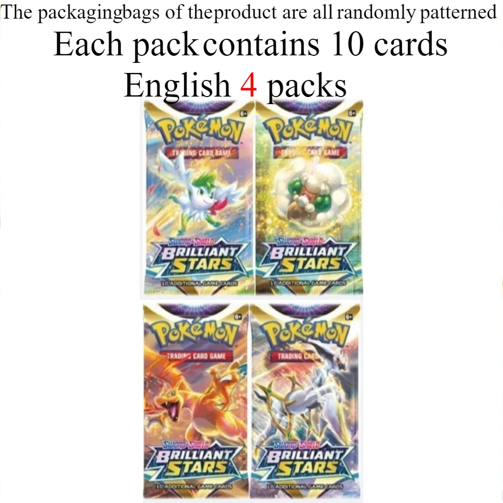 Pokémon Ultimate Booster Packs – Legendary 4 Packs of 10 Cards
