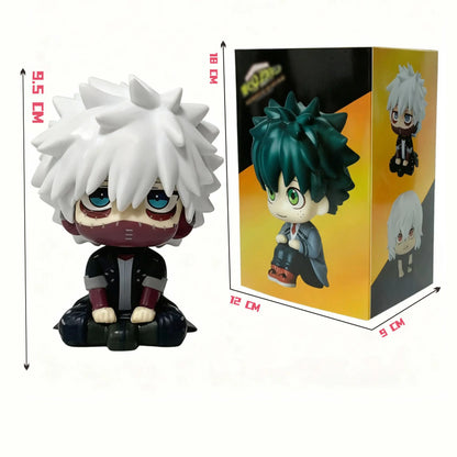 New My Hero Academia (MHA): Tomura Shigaraki / Izuku Midoriya / Katsuki Bakugo Cute Chibi PVC Figurine | Collectible Toy Model