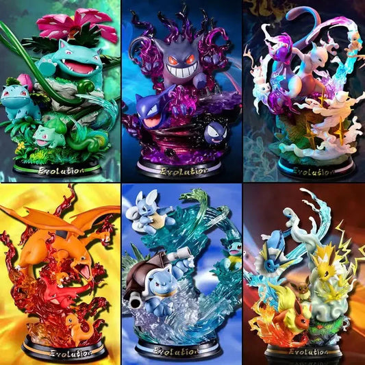 MYSTERY! Pokemon Box Anime Figure  Vulpix Scenes Version Figurine Toys PVC Model Collection