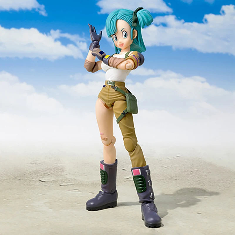 Bulma: 13.5cm Anime Dragon Ball Figures Bulma Action Figure Movable PVC Collection Figurine Model