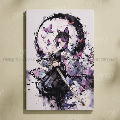Demon Slayer: Kimetsu No Yaiba Home Decor Hd Prints Poster Pictures Wall Artwork No Framed Canvas Painting For Living Room