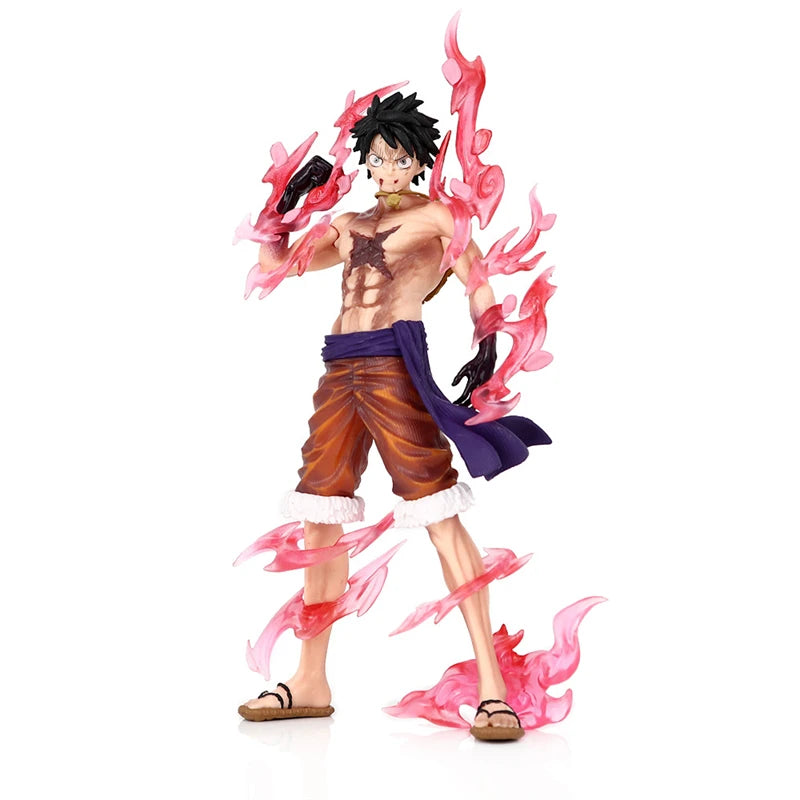 Monkey D Luffy Flowing Cherry PVC Action Figurine Collection Model