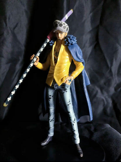 Hot! Trafalgar D. Water Law 18cm/7.1nch Anime Figure One Piece PVC Collection Model