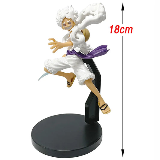 ONE PIECE: Figure 18cm Nika Monkey D Luffy Action Figures Pvc Model Collectible Statue
