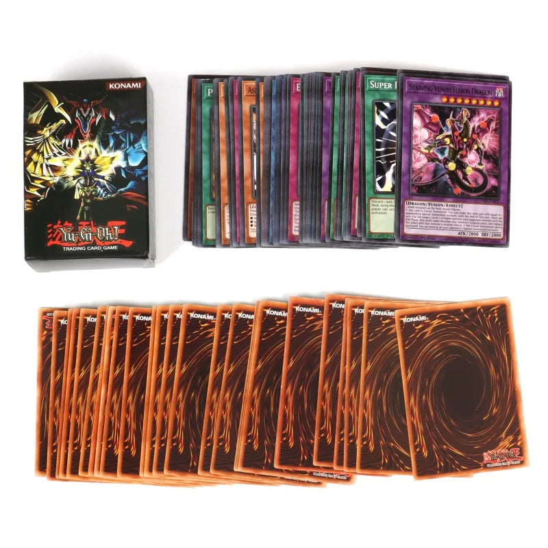 Yu-Gi-Oh: 66-148PCS Yugioh Cards with Tin Box Yu Gi Oh Card English Holographic Golden Letter Duel Links Game Card Blue Eyes Exodia