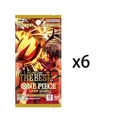 2025 BANDAI One Piece TCG Game Card PRB02 The Best Vol.2 Booster Box Japanese Sealed