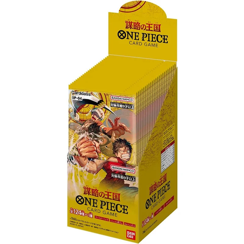 BANDAI One Piece Op01-op16 Series Card Game Romance Dawn Booster BOX JAPAN Anime TCG Collection Card in Stock