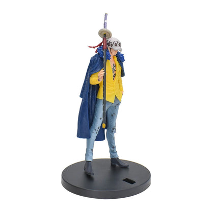 Hot! Trafalgar D. Water Law 18cm/7.1nch Anime Figure One Piece PVC Collection Model