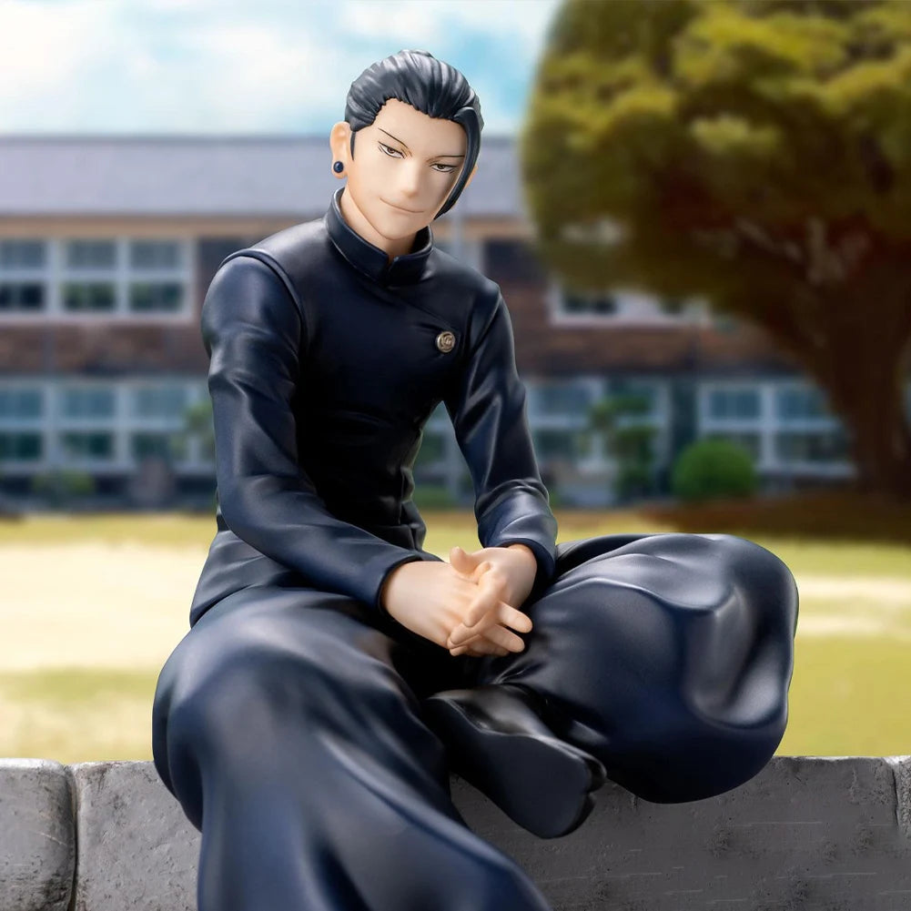 14cm Anime JJK Figure Sitting Gojo Action Figure Geto Suguru Figurine PVC Collection Model desktop ornaments Child Toys Gifts