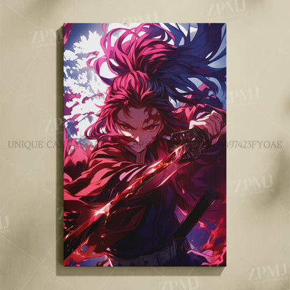 Demon Slayer: Kimetsu No Yaiba Home Decor Hd Prints Poster Pictures Wall Artwork No Framed Canvas Painting For Living Room