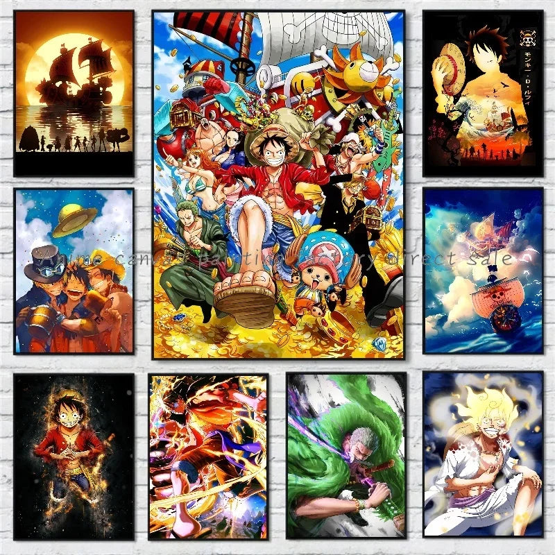 One Piece: Art Canvas Home Wall Aesthetic Room Decor