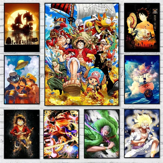 One Piece: Art Canvas Home Wall Aesthetic Room Decor