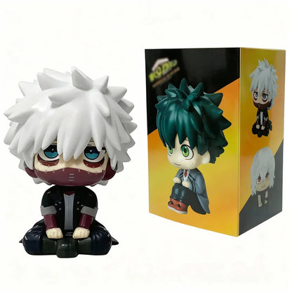 New My Hero Academia (MHA): Tomura Shigaraki / Izuku Midoriya / Katsuki Bakugo Cute Chibi PVC Figurine | Collectible Toy Model