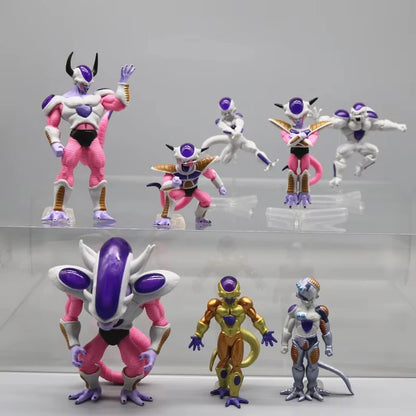 Hot! 8pcs Dragon Ball Z Frieza Anime Figures Figurine Pvc Statue Model Collection Decoration