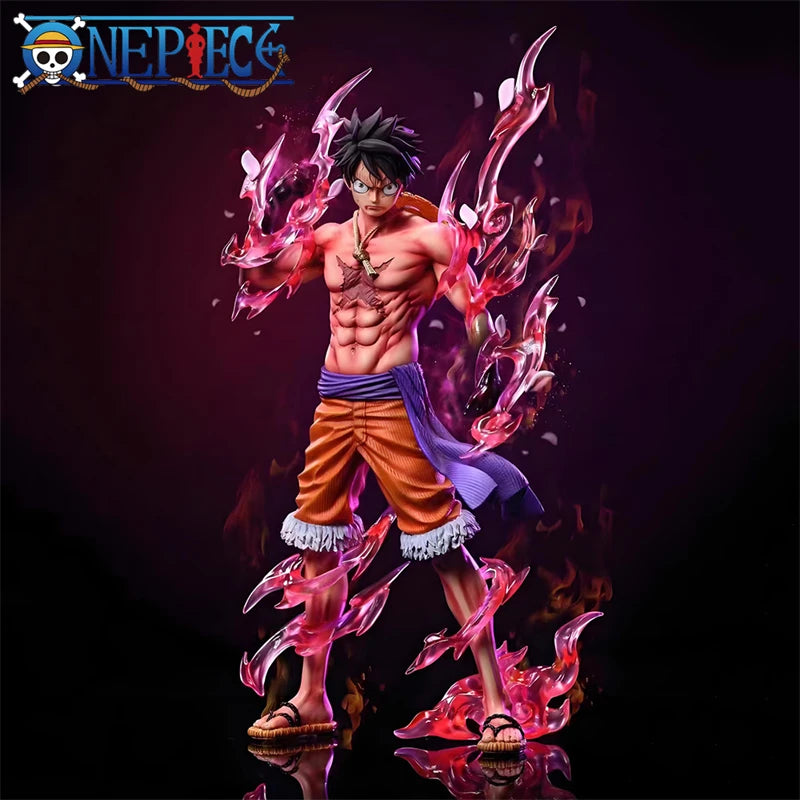 Monkey D Luffy Flowing Cherry PVC Action Figurine Collection Model
