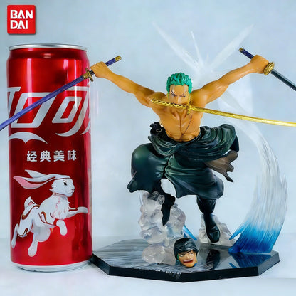 New One Piece Anime Figure Fire Fist Luffy Ace Sanji Battle Model Dolls PVC sabo Action Figurine Zoro Ghost Three-Knife