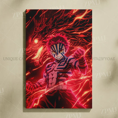 Demon Slayer: Kimetsu No Yaiba Home Decor Hd Prints Poster Pictures Wall Artwork No Framed Canvas Painting For Living Room