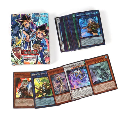 Yu-Gi-Oh: 66-148PCS Yugioh Cards with Tin Box Yu Gi Oh Card English Holographic Golden Letter Duel Links Game Card Blue Eyes Exodia
