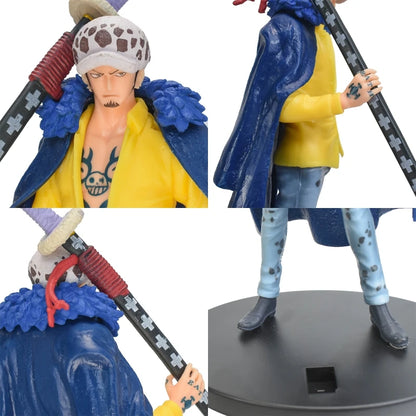 Hot! Trafalgar D. Water Law 18cm/7.1nch Anime Figure One Piece PVC Collection Model