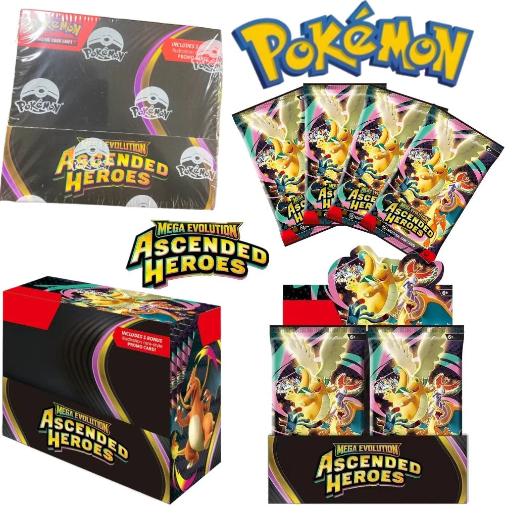 Pokémon TCG Mega Evolution Booster Box – 36 Packs English Version | Collector Trading Card Set