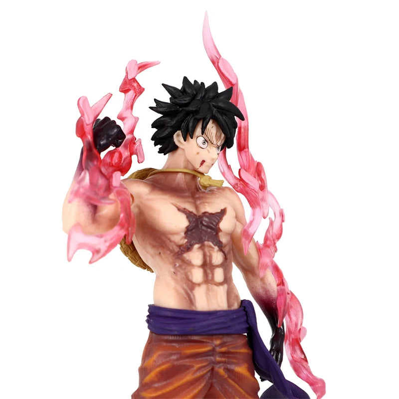 Monkey D Luffy Flowing Cherry PVC Action Figurine Collection Model