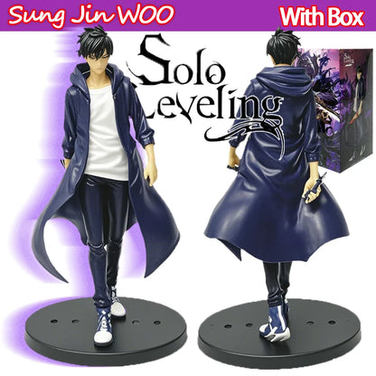 Solo Leveling: (Anime Version) Figure -Sung Jinwoo Action Figure 21cm PVC Collect Model Figure Display Anime Merchandise