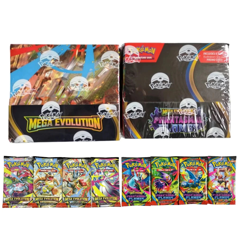 Pokémon TCG Mega Evolution Booster Box – 36 Packs English Version | Collector Trading Card Set