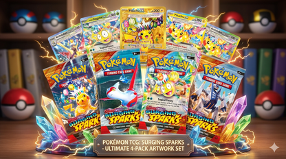 Pokémon Ultimate Booster Packs – Legendary 4 Packs of 10 Cards