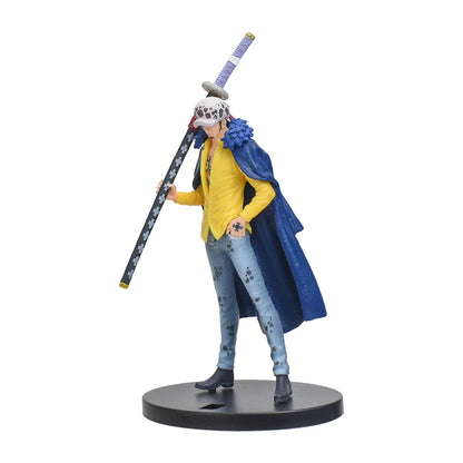 Hot! Trafalgar D. Water Law 18cm/7.1nch Anime Figure One Piece PVC Collection Model