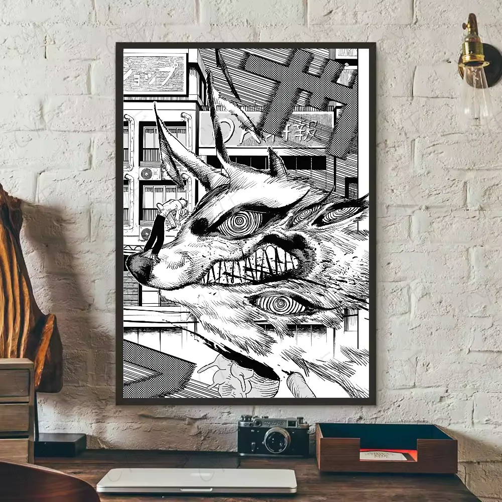 Classic Chainsaw Man: Poster High Quality Print Waterproof Wall Art Sticker For Bar Living Room Decor