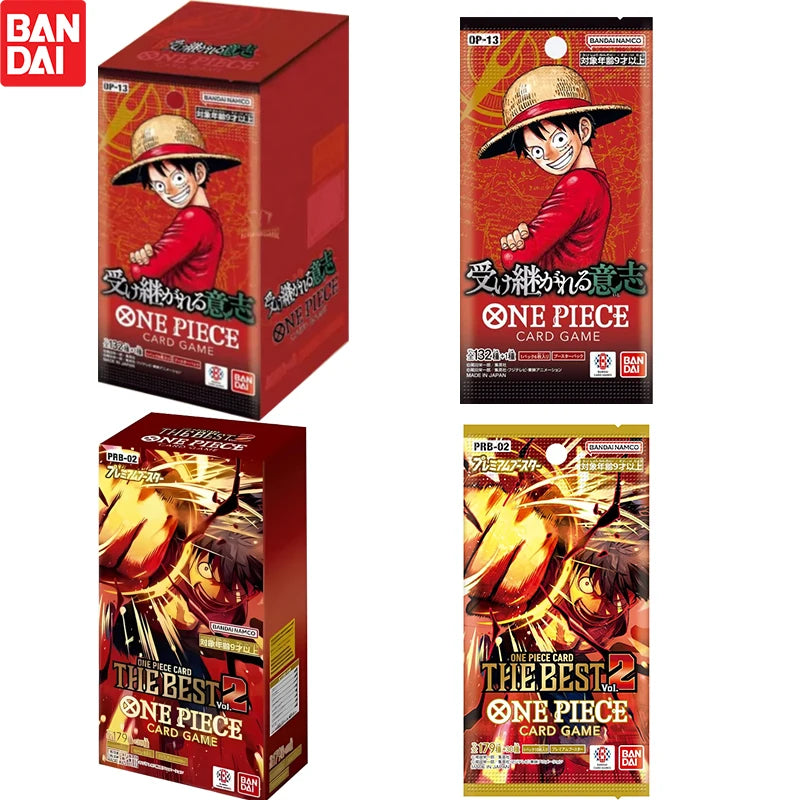 2025 BANDAI One Piece TCG Game Card PRB02 The Best Vol.2 Booster Box Japanese Sealed