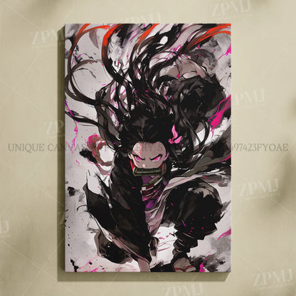 Demon Slayer: Kimetsu No Yaiba Home Decor Hd Prints Poster Pictures Wall Artwork No Framed Canvas Painting For Living Room