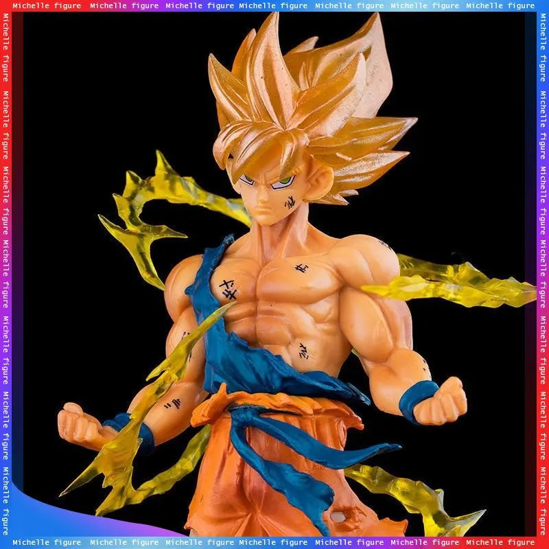 Hot! Anime Dragon Ball Son Goku Super Saiyan Figure 17cm/6.69in Goku DBZ Action Figure Model Collectible Figurines