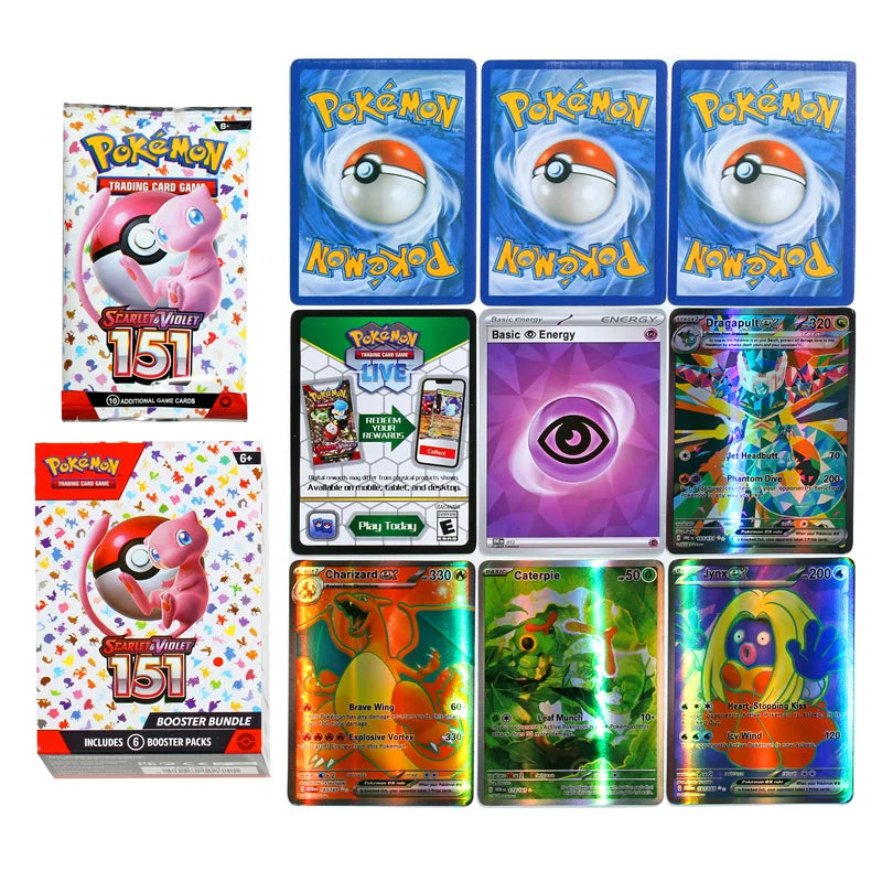Pokemon PTCG English Mega Phantasmal Flames MEGA EVOLUTION Booster Bundle Version ME01 02 Trainer Box Collected Trading Cards